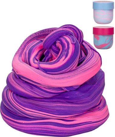 Glamour hmota máslová 500ml zábavný dvoubarevný sliz v kelímku 3 barvy Glamour hmota máslová 500ml zábavný dvoubarevný sliz v kelímku 3 barvy