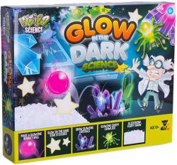 Glow in the dark sada pokusů svítí ve tmě fosforeskuje v krabici