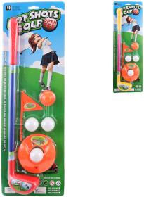 Golfový dětský set pálka se 3 míčky s doplňky 2 barvy