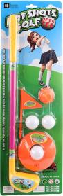 Golfový dětský set pálka se 3 míčky s doplňky 2 barvy