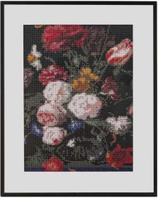 GRAFIX Diamantové malování mozaika Květiny Diamond Painting