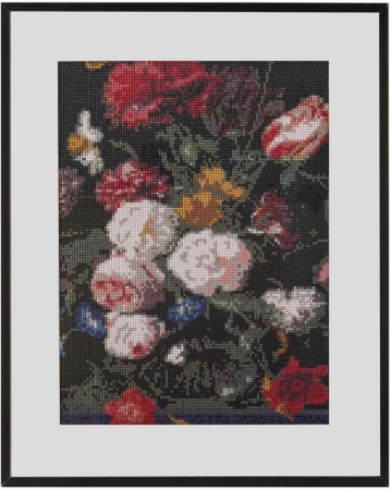 GRAFIX Diamantové malování mozaika Květiny Diamond Painting