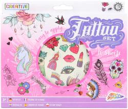 GRAFIX Tetování dětské dívčí 10 archů dočasné nalepovací tetovačky