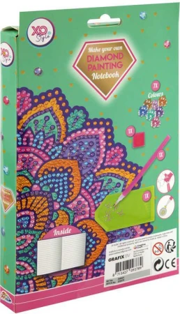 GRAFIX Výroba diáře z kamínků A5 kreativní set Diamond Painting 3 druhy