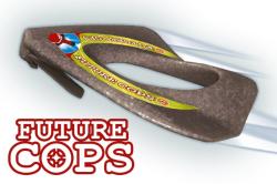 Günther Raketoplán Future Cops vystřelovací z praku Günther Raketoplán Future Cops vystřelovací z praku