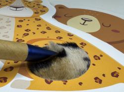 Hafotoys dětské puzzle zvířátka 6 dílků