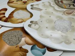 Hafotoys dětské puzzle domácí zvířátka 6 dílků