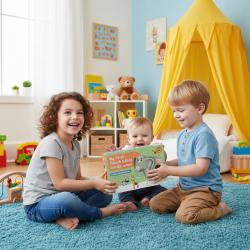 Hafotoys dětské puzzle na dotek a hmat zvířátka 6 dílků