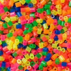 Hama Korálky dětské zažehlovací neonové set 1000ks v sáčku midi plast