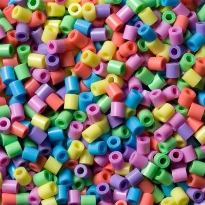 Hama Korálky dětské zažehlovací pastelové set 1000ks v sáčku midi plast