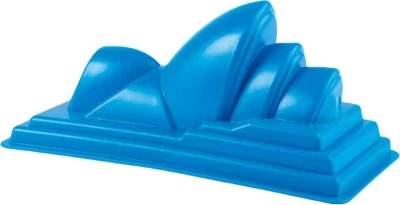 Hape Bábovka opera v Sydney modrá baby formička na písek plast Hape Bábovka opera v Sydney modrá baby formička na písek plast