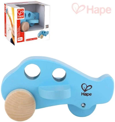 Hape DŘEVO Baby letadélko mini modré pro miminko (dřevěná hračka) Hape DŘEVO Baby letadélko mini modré pro miminko (dřevěná hračka)