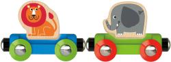 Hape DŘEVO Baby vláček se zvířátky Cesta džunglí (dřevěná hračka)