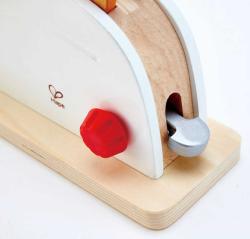 Hape DŘEVO Dětský toastovač set s doplňky (dřevěná hračka)