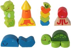 Hape DŘEVO Kostky moře dětský kubus set 48ks (dřevěná hračka)