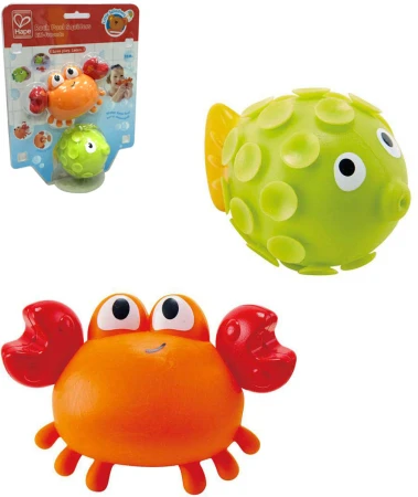 Hape Krab + rybka stříkací baby zvířátka do vody do vany