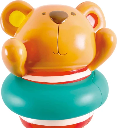 Hape Medvídek baby plavací do vany natahovací zvířátko do vody