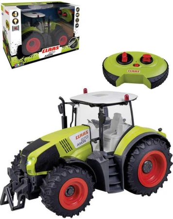 HAPPY PEOPLE RC Traktor Claas Axion 870 na vysílačku 2,4GHz na baterie Světlo HAPPY PEOPLE RC Traktor Claas Axion 870 na vysílačku 2,4GHz na baterie Světlo