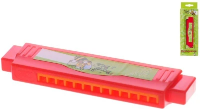 Harmonika dětská foukací 12 tónová (hudební nástroje)