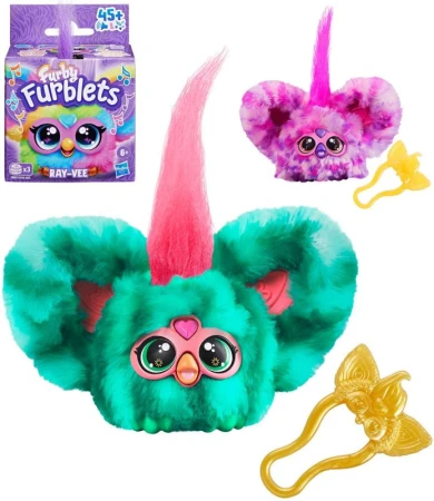 Hasbro Furby Furblets interaktivní zvířátko na baterie 6 druhů Zvuk PLYŠ Hasbro Furby Furblets interaktivní zvířátko na baterie 6 druhů Zvuk PLYŠ