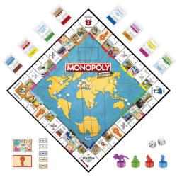 Hasbro Hra MONOPOLY Cesta kolem světa CZ (společenská hra)