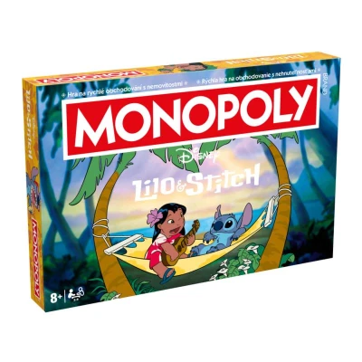Hasbro Hra MONOPOLY Lilo a Stitch (společenská hra)