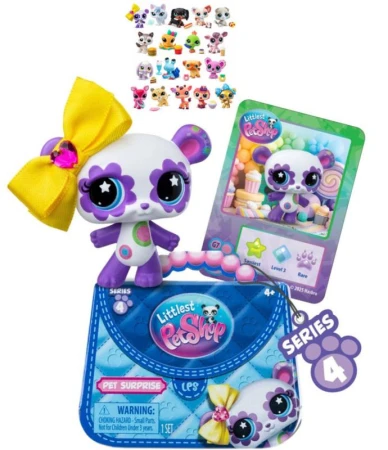 Hasbro LPS Littlest Pet Shop 1 zvieratko 4. séria rôzne druhy s prekvapením Hasbro LPS Littlest Pet Shop 1 zvieratko 4. séria rôzne druhy s prekvapením