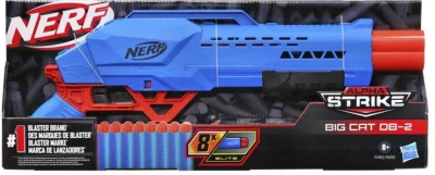 Hasbro NERF Alpha Strike Big Cat DB-2 set blaster + 8 šípok Elite