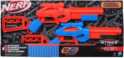 Hasbro NERF Alpha Strike Lynx SD-1 set 2 blastery + 12 šípok Elite