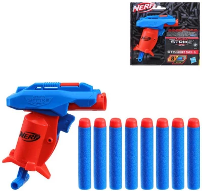 Hasbro NERF Alpha Strike Stinger SD-1 set blaster s 8 šípkami Elite Hasbro NERF Alpha Strike Stinger SD-1 set blaster s 8 šípkami Elite