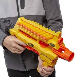 Hasbro NERF Alpha Strike velký žlutý herní set 4 dětské blastery + 20 šipek