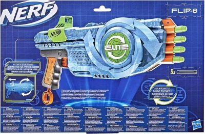 Hasbro NERF Elite 2.0 FLIP 8 herní set blaster + 8 šipek Elite