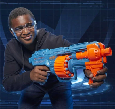 Hasbro NERF ELITE 2.0 Shockwave RD-15 set blaster + 30 šípok