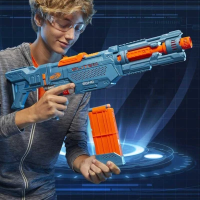 Hasbro NERF Elite ECHO CS-10 herný set blaster + 24 šípok Elite