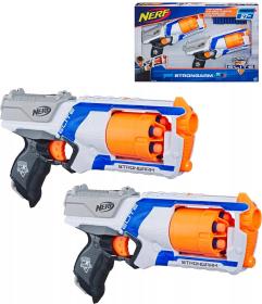 Hasbro NERF ELITE Strongarm dvojbalení set 2x blaster + 12 šipek Hasbro NERF ELITE Strongarm dvojbalení set 2x blaster + 12 šipek