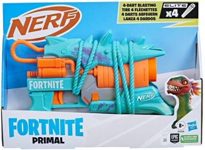 Hasbro NERF Fortnite Primal herní set blaster + 4 šipky Elite
