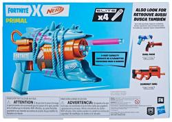 Hasbro NERF Fortnite Primal herní set blaster + 4 šipky Elite