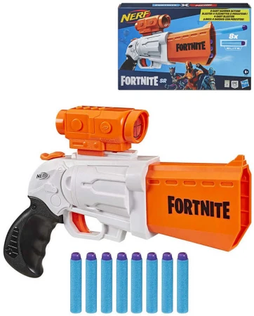 Hasbro NERF Fortnite SR Blaster se zaměřovačem set s 8 soft náboji