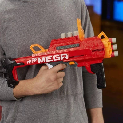 Hasbro NERF Mega Bulldog set blaster + 6 šipek AccuStrike