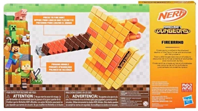 Hasbro NERF Minecraft Firebrand set blaster sekera + 6 šípok Elite
