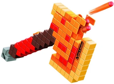Hasbro NERF Minecraft Firebrand set blaster sekera + 6 šípok Elite