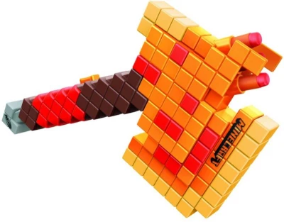Hasbro NERF Minecraft Firebrand set blaster sekera + 6 šípok Elite