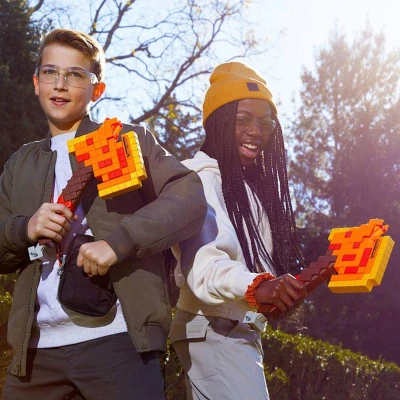 Hasbro NERF Minecraft Firebrand set blaster sekera + 6 šípok Elite