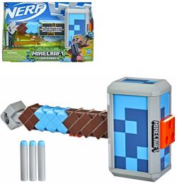 Hasbro NERF Minecraft Stormlander set blaster kladivo + 3 šipky Elite