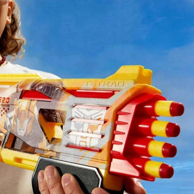 Hasbro NERF Tramsformers Ink Buzz Bumblebee set blaster + 8 šipek Elite