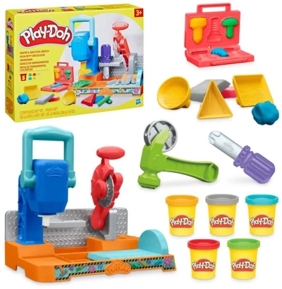 Hasbro PLAY-DOH Barevná dílna kreativní set modelína s nástroji Hasbro PLAY-DOH Barevná dílna kreativní set modelína s nástroji