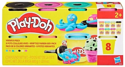 Hasbro PLAY-DOH Barevná modelína kreativní set 8 kelímků 680g