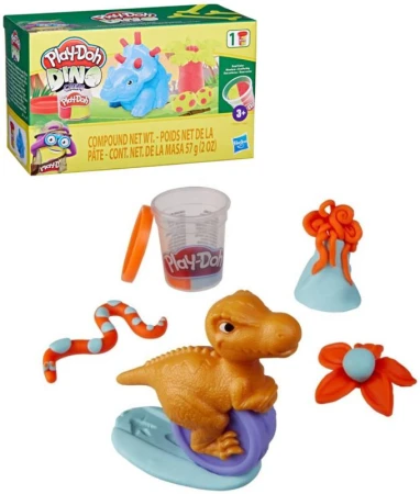 Hasbro PLAY-DOH Dinosauří svět herní set modelína s nástroji 2 druhy Hasbro PLAY-DOH Dinosauří svět herní set modelína s nástroji 2 druhy