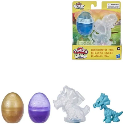 Hasbro PLAY-DOH Dinosauří vejce 2ks set se slizem a figurkou 2 druhy Hasbro PLAY-DOH Dinosauří vejce 2ks set se slizem a figurkou 2 druhy