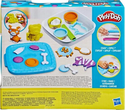 Hasbro PLAY-DOH Domácí mazlíčci kreativní set modelína s nástroji modrá